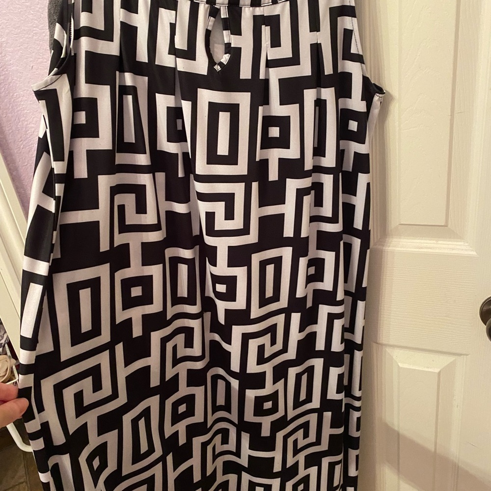 Black and white dress